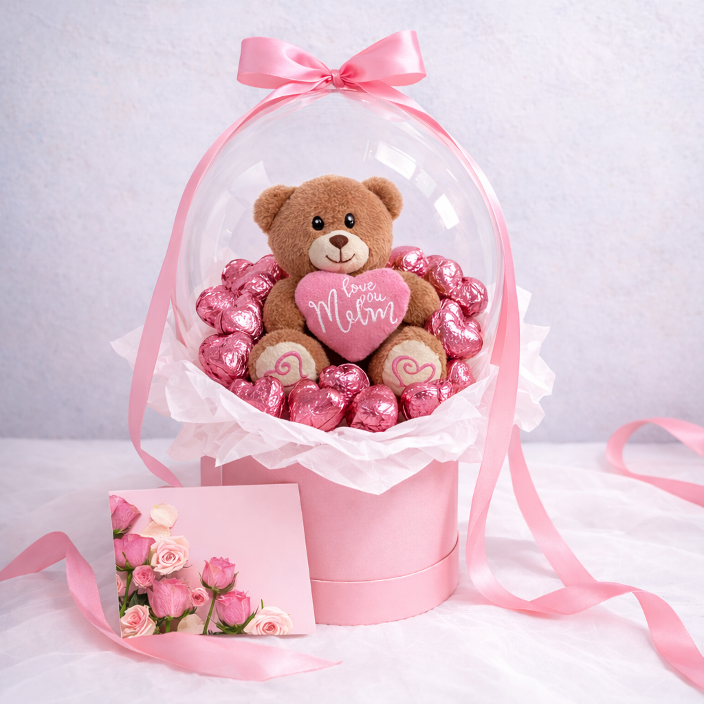 Love You Mum Balloon Gift Box